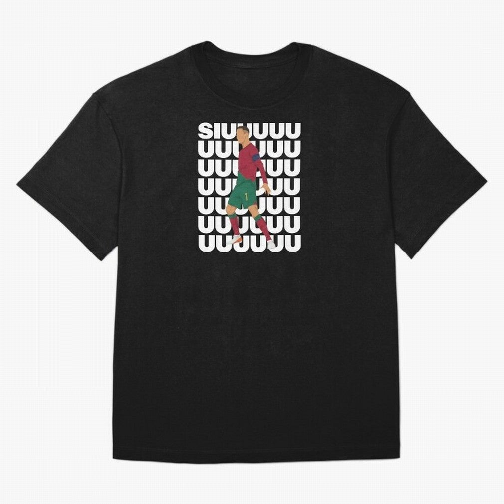 SIUUUUUU! Ronaldo Oversized T-Shirt Live the Energy of Global Football Passion for FIFA World Cup 2026 Group Stage, Built around Haaland, Brazil, Sports Nostalgia, International Competition, Famous Players and Unforgettable Victories; Made for