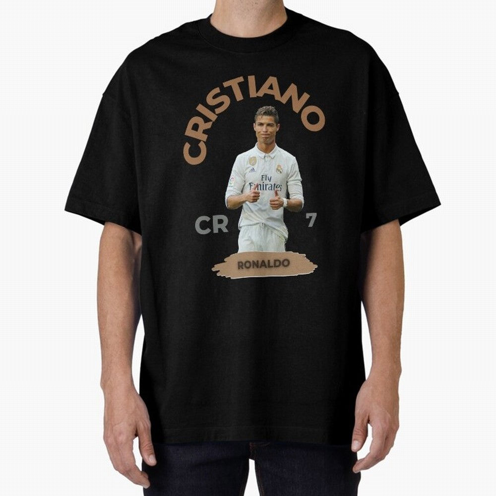 Essential Cristiano Ronaldo Siuuu Oversized T-Shirt Make Every Match About Global Football Passion for FIFA World Cup 2026, with Mbappe and Neymar, England, France and Netherlands, Championship Spirit, Famous Goals, Roaring Crowds and International