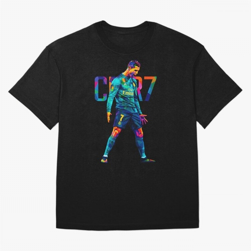 Ronaldo Cr7 Wpap Art Oversized T-Shirt Celebrate Classic Football Spirit in Match Day Hype around FIFA World Cup 2026, Messi and Cristiano Ronaldo, Argentina and Brazil, Football History, Final Match Energy, Crowd Noise and Once in a Lifetime
