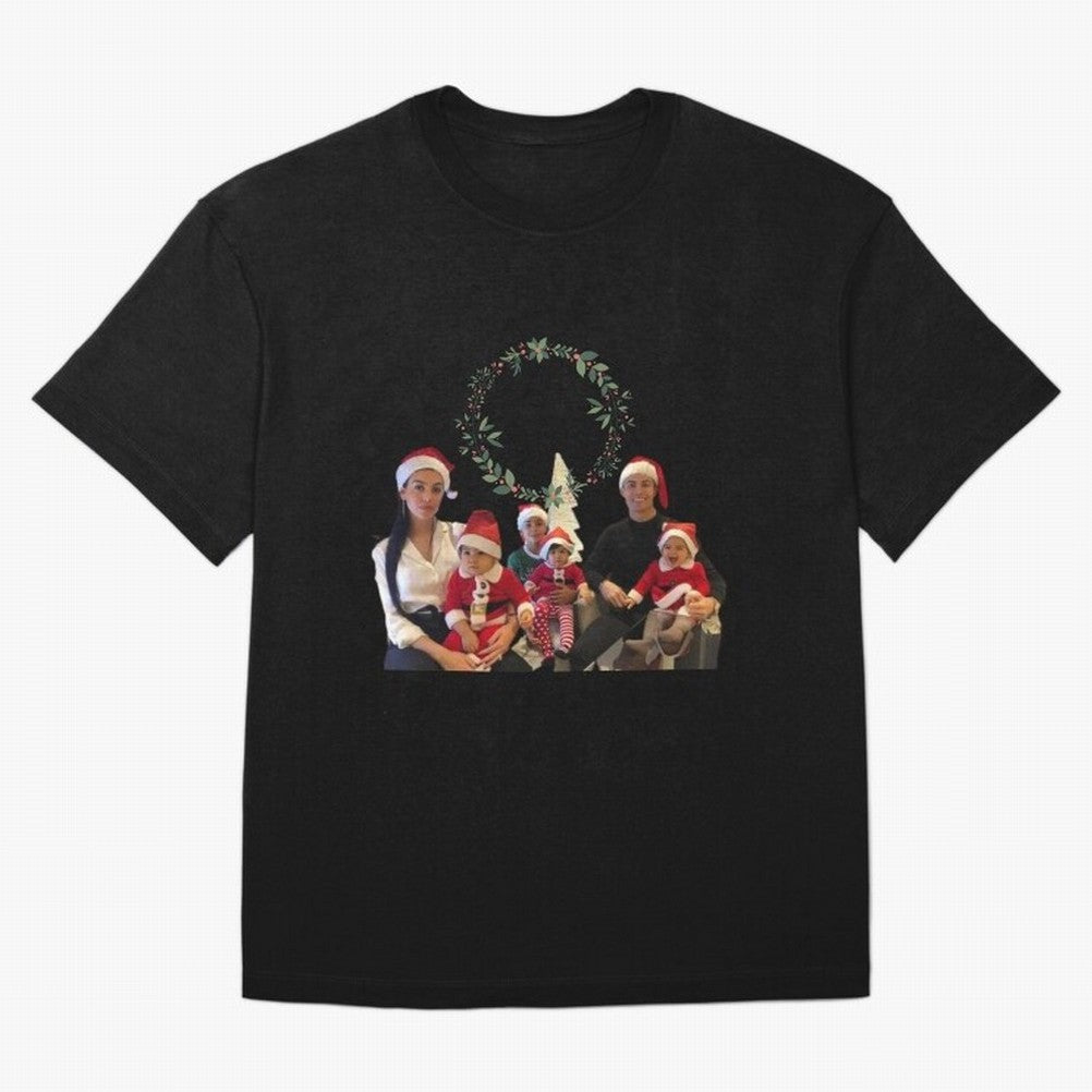 Cristiano ronaldo siuuu familly - siuuu Merry Christmas Oversized T-Shirt Celebrate Fan Culture around Match Day Hype around FIFA World Cup 2026 USA Canada Mexico, Messi and Cristiano Ronaldo, England, Global Supporter Spirit, Legendary Goals,