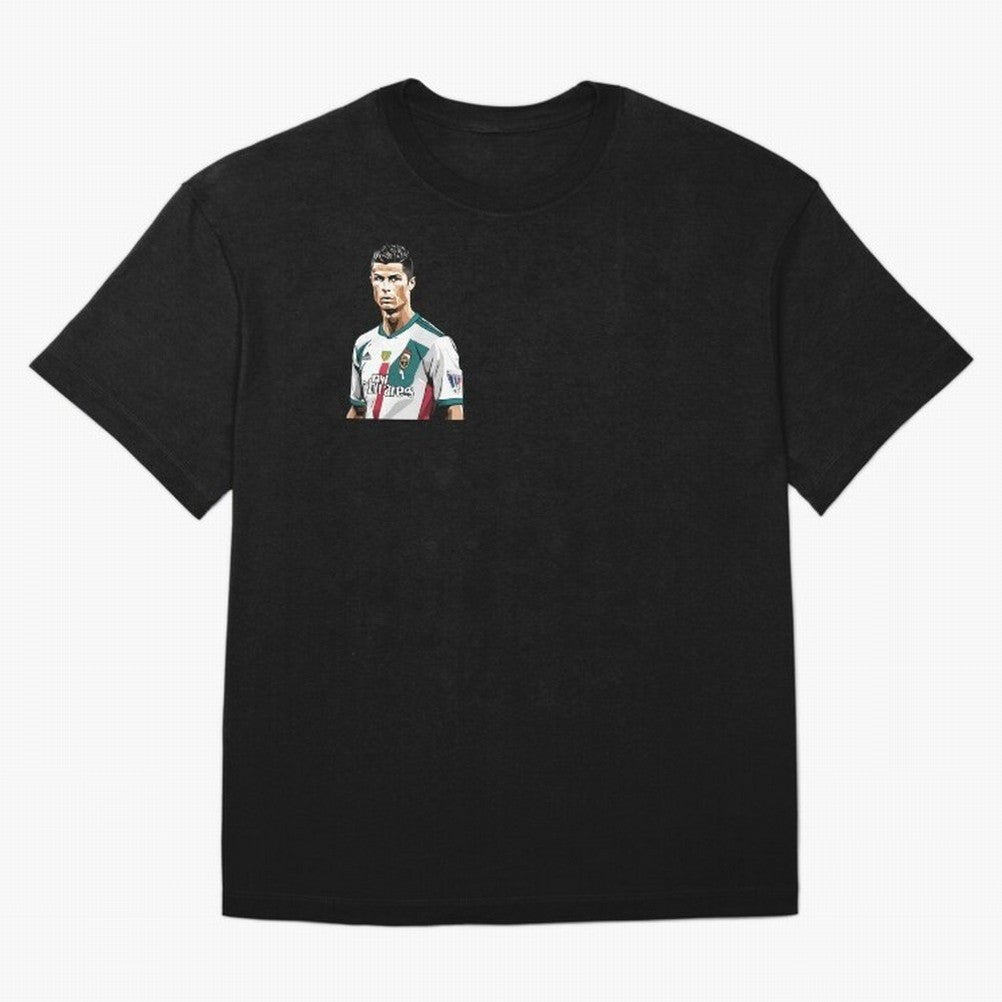 Cristiano Ronaldo Oversized T-Shirt Support Match Day Hype around FIFA World Cup 2026 USA Canada Mexico, Messi, France and Portugal, Champion Mindset, Group Stage Buzz, Knockout Tension and Passionate Fan Culture; Ideal for Football Dads, Football