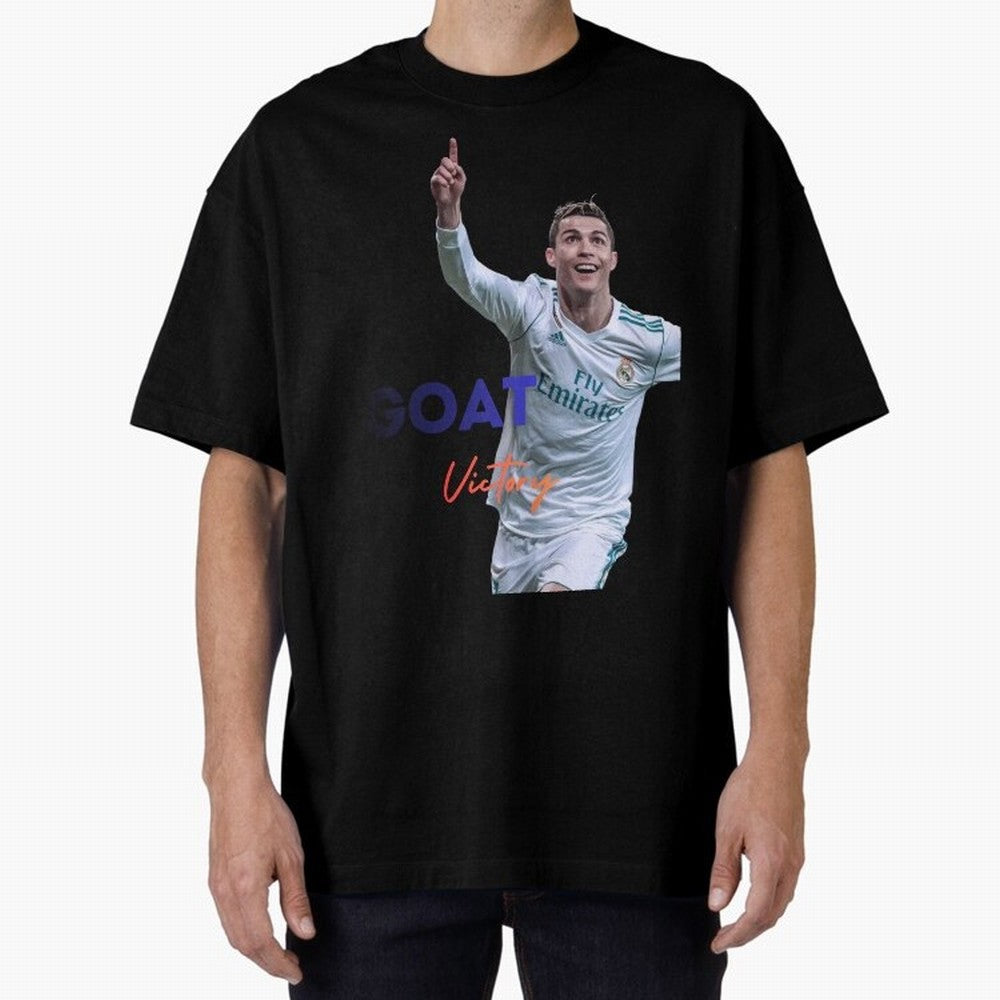 Goat CR7 MIndset Oversized T-Shirt Honor Champions and Dreams in FIFA World Cup 2026 USA Canada Mexico Spirit, Highlighting Argentina, France and Brazil, Messi, Neymar and Mbappe, Stadium Chants, National Pride, Trophy Dreams and Unforgettable