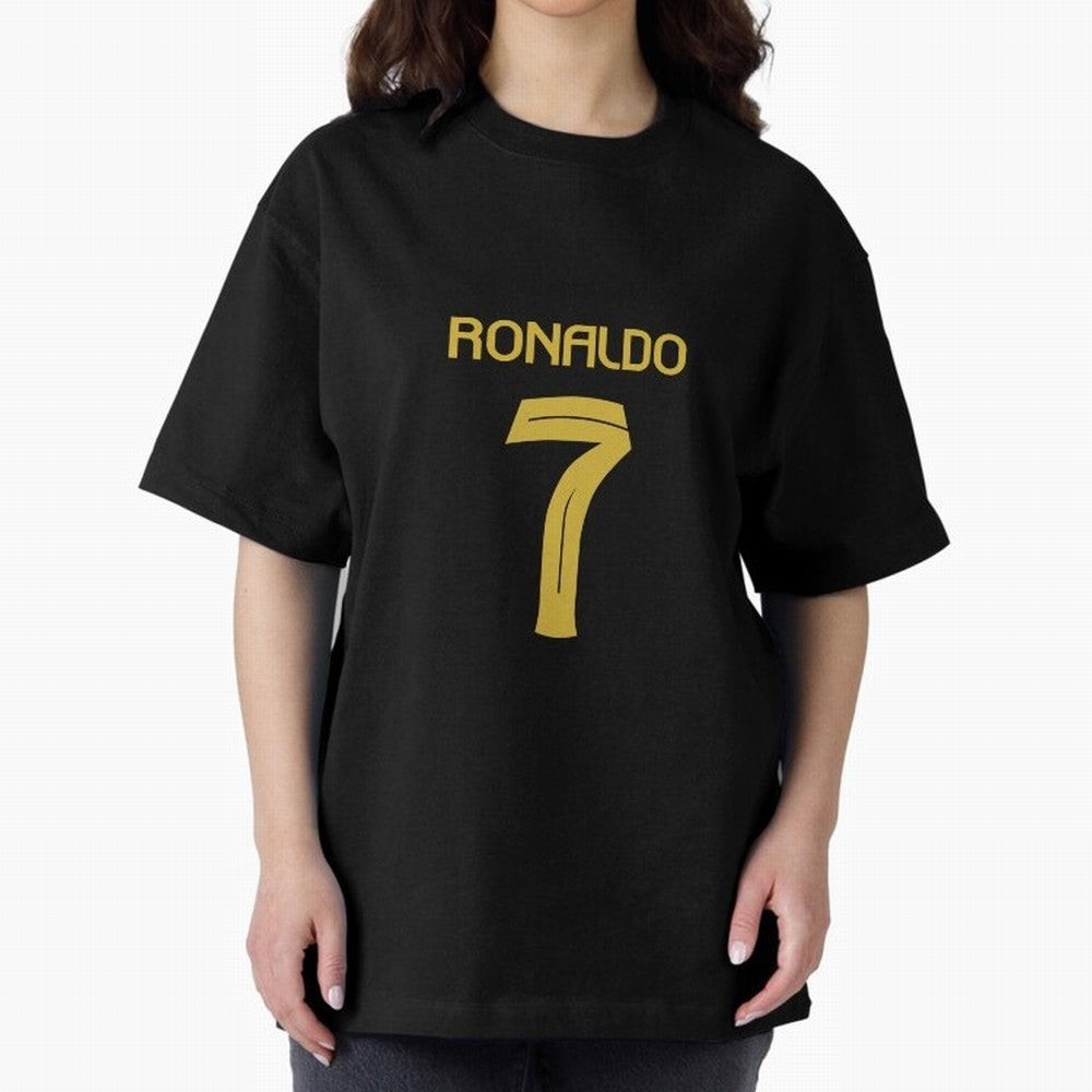 Cristiano Ronaldo 2024 Oversized T-Shirt Carry the Dream of FIFA World Cup 2026 Group Stage Connected to Neymar, Haaland and Cristiano Ronaldo, Brazil Energy, Football History, Final Match Energy, Crowd Noise and Once in a Lifetime Moments; Ideal