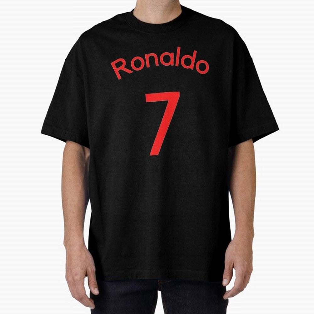Ronaldo Manchester United Oversized T-Shirt Make Your Look Match FIFA World Cup 2026 USA Canada Mexico Celebrating Cristiano Ronaldo, England, France and Netherlands Energy, Champion Mindset, Group Stage Buzz, Knockout Tension and Passionate Fan