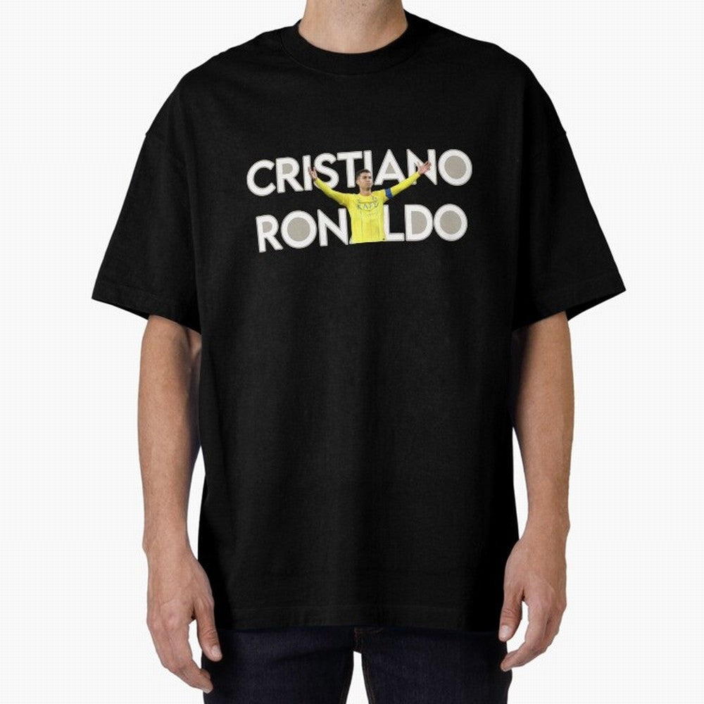 Cristiano Ronaldo Oversized T-Shirt Bring Match Day Fire to FIFA World Cup 2026 Connected to Haaland, France and Portugal Energy, Fan Favorite Moments, National Team Passion, Big Match Drama and Soccer History; Made for Die Hard Supporters, Soccer