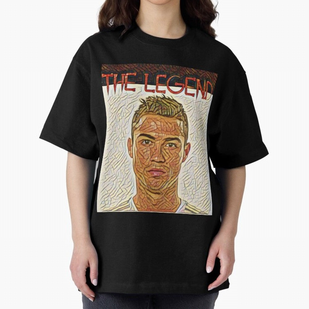 Cristiano Ronaldo Oversized T-Shirt Build FIFA World Cup 2026 Group Stage Filled with CR7, England and Germany Energy, Classic Soccer Heritage, Championship Pressure, Fan Loyalty and International Pride; Created for Match Day Parties, Soccer Gifts,