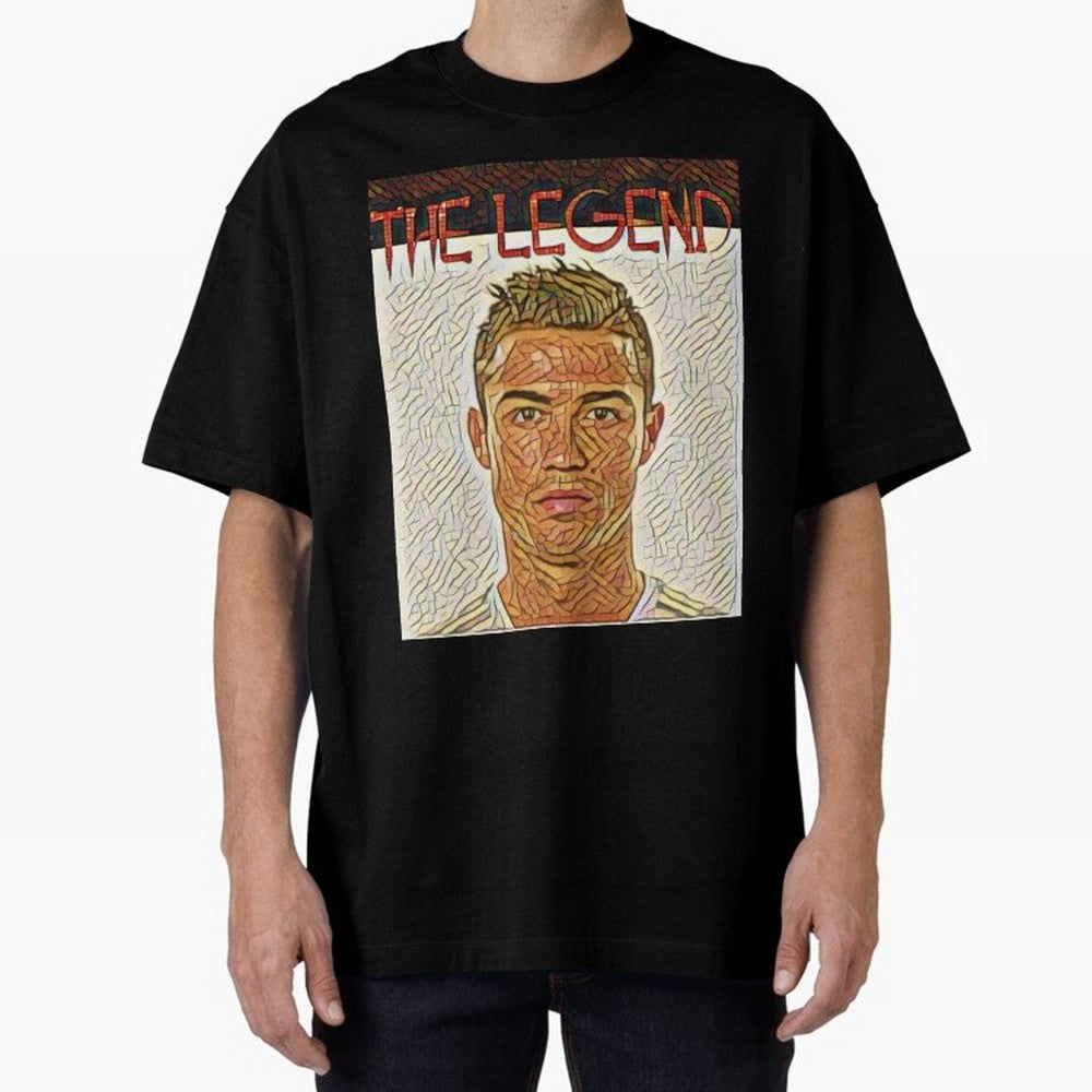Cristiano Ronaldo Oversized T-Shirt Build FIFA World Cup 2026 Group Stage Filled with CR7, England and Germany Energy, Classic Soccer Heritage, Championship Pressure, Fan Loyalty and International Pride; Created for Match Day Parties, Soccer Gifts,