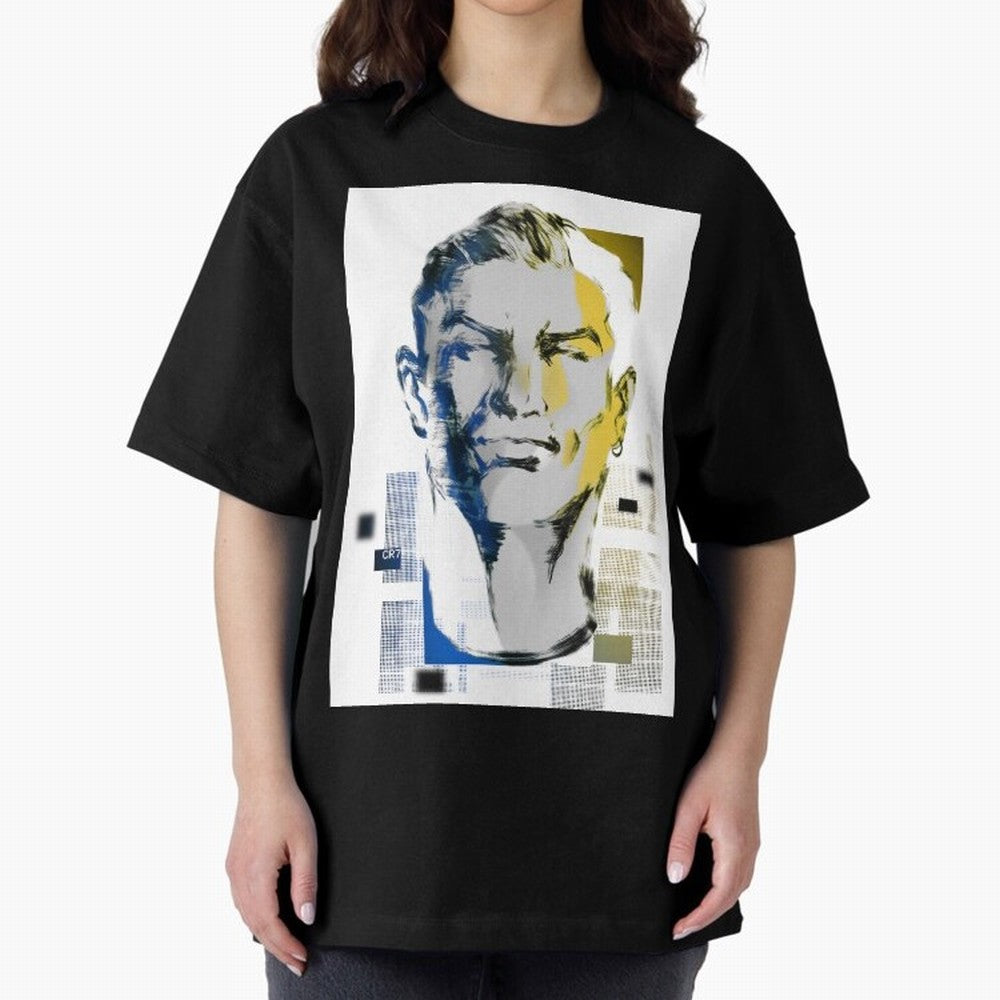 CR7 Oversized T-Shirt Celebrate Soccer Greatness during Match Day Hype around FIFA World Cup 2026, Cristiano Ronaldo, France and Portugal, Champion Mindset, Group Stage Buzz, Knockout Tension and Passionate Fan Culture; Ideal for Football Dads,