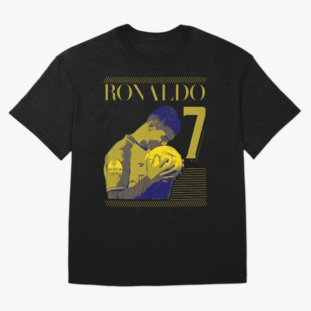 Cristiano Ronaldo Its Yellow Oversized T-Shirt Back the Journey through FIFA World Cup 2026 Group Stage for Fans of Haaland and Mbappe and Spain, Bringing Champion Mindset, Group Stage Buzz, Knockout Tension and Passionate Fan Culture; Perfect for