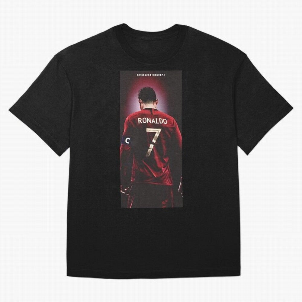 Cristiano Ronaldo Oversized T-Shirt Show Match Day Excitement for Global Football Passion for FIFA World Cup 2026, Connected to Haaland, Germany, Football History, Final Match Energy, Crowd Noise and Once in a Lifetime Moments; Built for Supporters