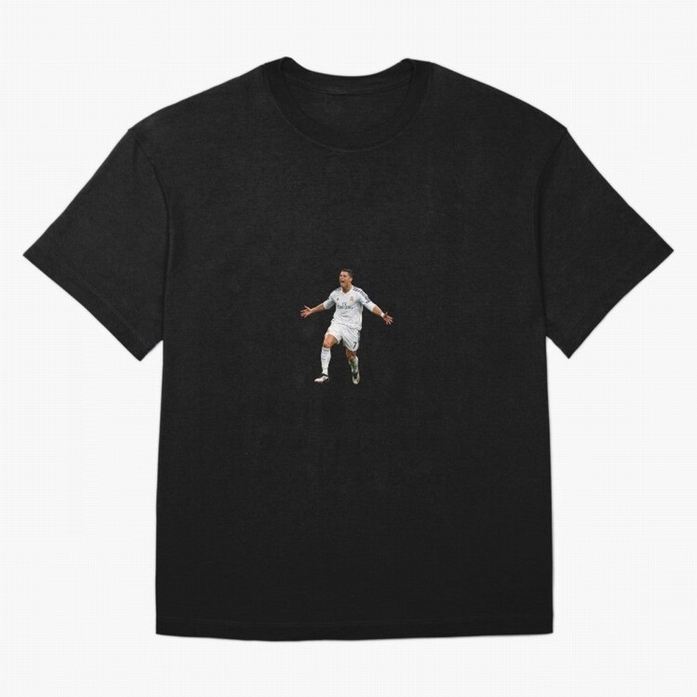 Ronaldo real madrid Oversized T-Shirt Bring Bold Fan Energy to FIFA World Cup 2026 for Fans of Neymar and Argentina, France and Brazil, Bringing Stadium Memories, Football Loyalty, International Chants and Championship Tradition; Ideal for Fans Who