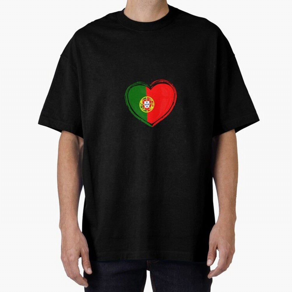 Portugal Oversized T-Shirt Celebrate National Team Dreams in FIFA World Cup 2026 Spirit, with France, Messi, Vintage Soccer Flavor, Modern Football Stars, National Flags and Final Night Emotion; Made for Collectors Who Enjoy Iconic Players, Country