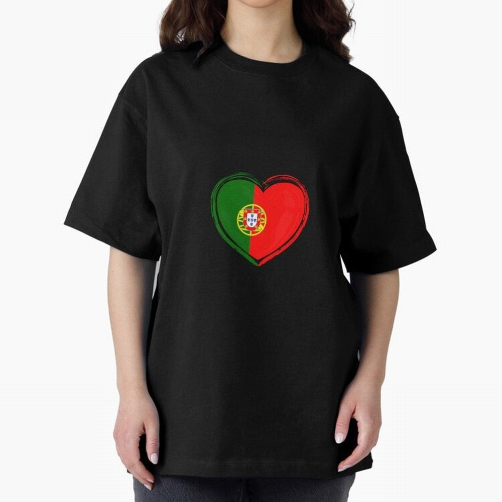 Portugal Oversized T-Shirt Celebrate National Team Dreams in FIFA World Cup 2026 Spirit, with France, Messi, Vintage Soccer Flavor, Modern Football Stars, National Flags and Final Night Emotion; Made for Collectors Who Enjoy Iconic Players, Country