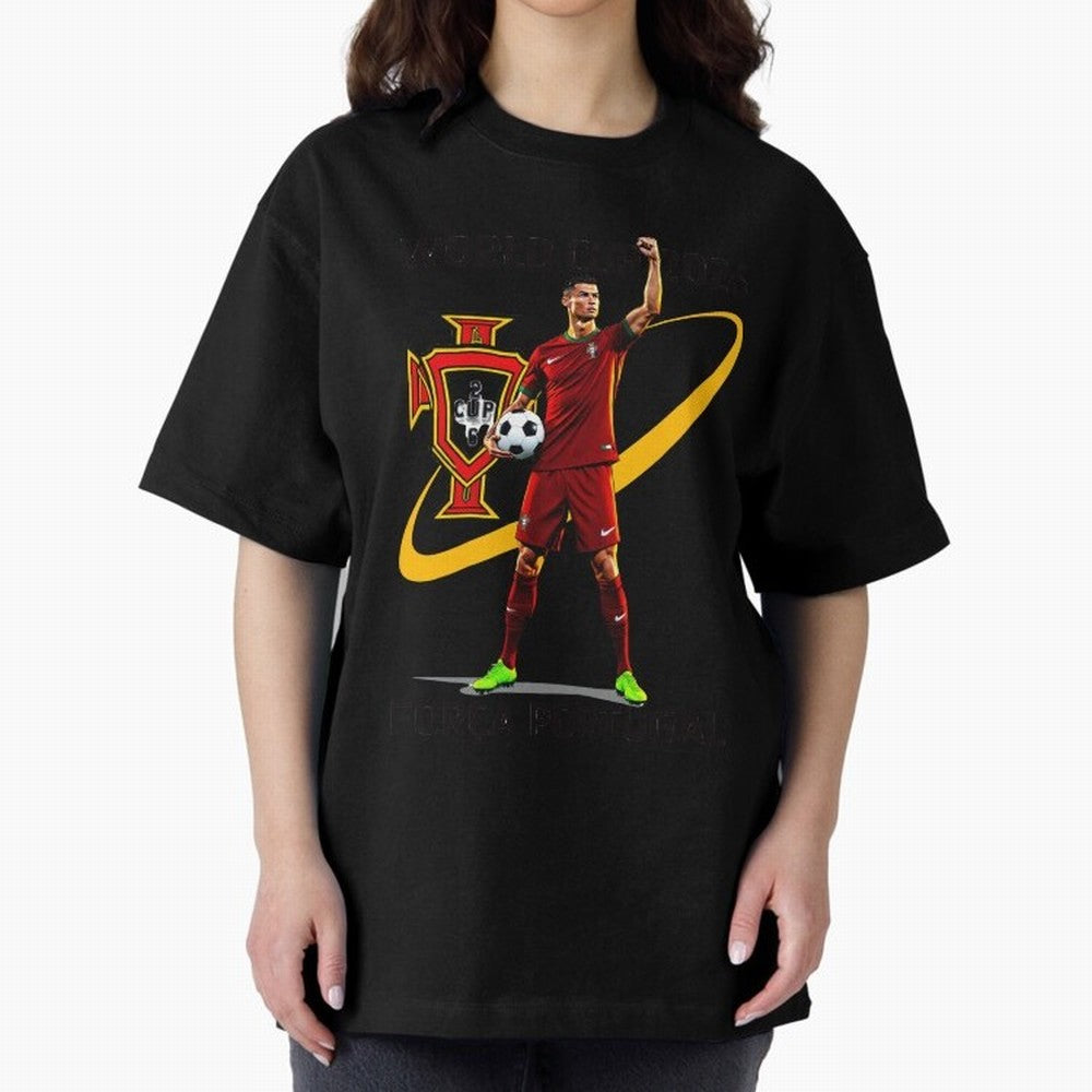 FIFA World Cup 2026 - Portugal Fan Oversized T-Shirt Feel International Energy from FIFA World Cup 2026 Spirit, Filled with Germany, Neymar, Fan Favorite Moments, National Team Passion, Big Match Drama and Soccer History; Perfect for Supporters Who
