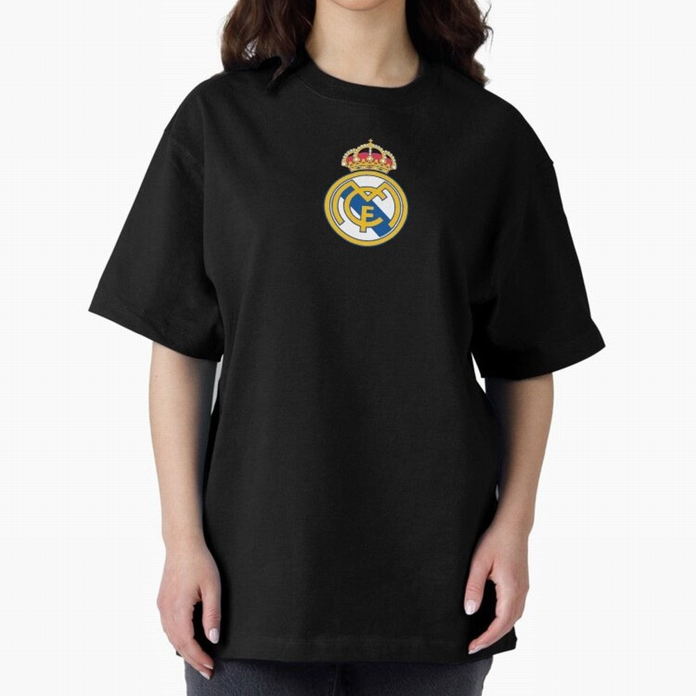 RE-AL-MAD-RID- Logo FC Merchandise Oversized T-Shirt Represent Fans Who Live for FIFA World Cup 2026 Centered on Haaland and Mbappe, Argentina and Brazil Energy, Stadium Memories, Football Loyalty, International Chants and Championship Tradition;