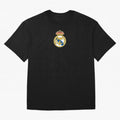 RE-AL-MAD-RID- Logo FC Merchandise Oversized T-Shirt Represent Fans Who Live for FIFA World Cup 2026 Centered on Haaland and Mbappe, Argentina and Brazil Energy, Stadium Memories, Football Loyalty, International Chants and Championship Tradition;