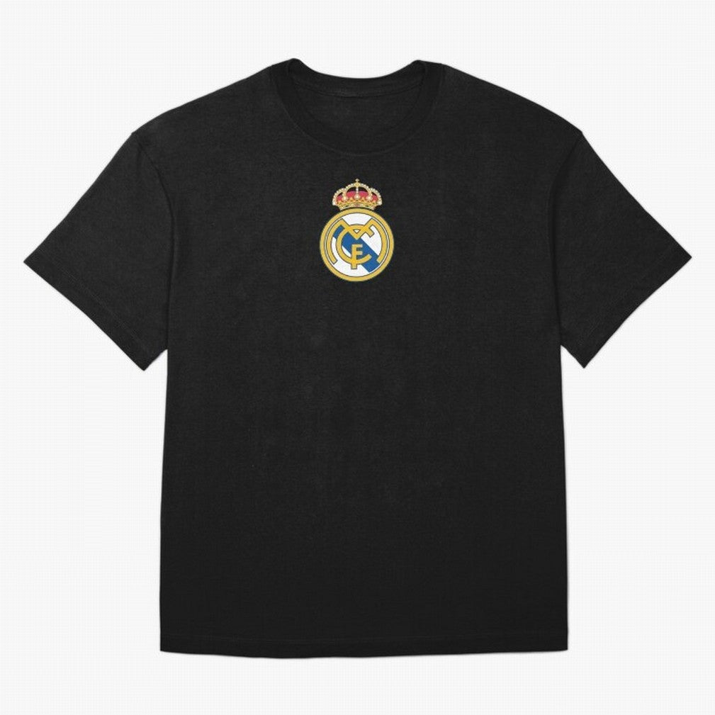 RE-AL-MAD-RID- Logo FC Merchandise Oversized T-Shirt Represent Fans Who Live for FIFA World Cup 2026 Centered on Haaland and Mbappe, Argentina and Brazil Energy, Stadium Memories, Football Loyalty, International Chants and Championship Tradition;