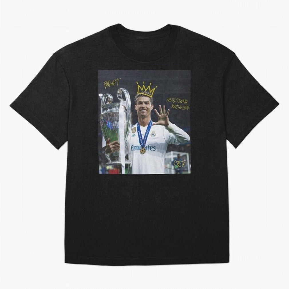 Cristiano Ronaldo- GOAT Oversized T-Shirt Bring Global Tournament Vibes to the FIFA World Cup 2026 Journey through Messi, CR7 and Mbappe Highlights, Portugal, Spain and Germany Pride, Champion Mindset, Group Stage Buzz, Knockout Tension and