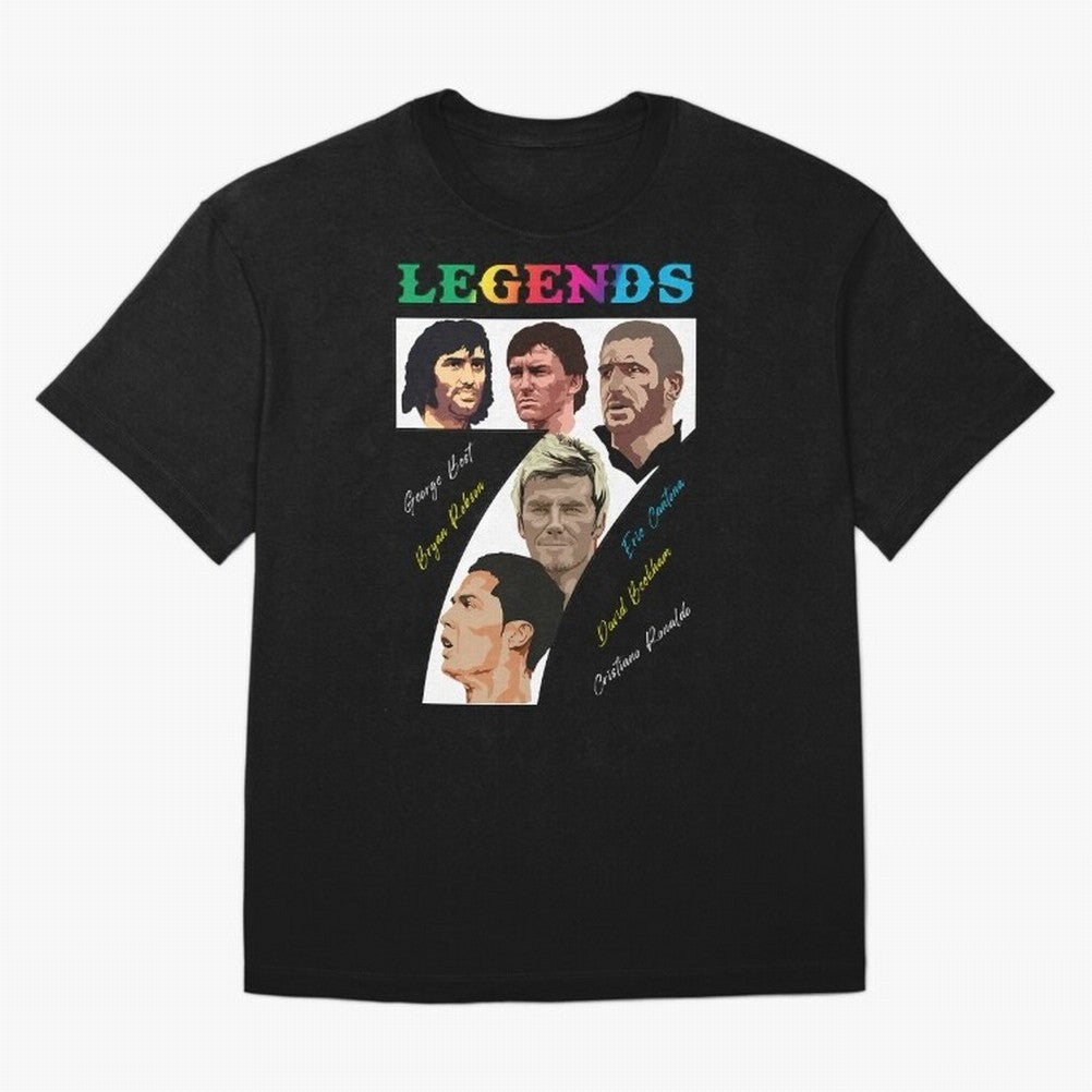 LEGENDS OF FOOTBALL Oversized T-Shirt Keep Football History Alive during FIFA World Cup 2026 for Fans of Messi and Argentina, France and Brazil, Bringing Champion Mindset, Group Stage Buzz, Knockout Tension and Passionate Fan Culture; Made for
