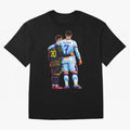 2 GOATS Oversized T-Shirt Bring Global Tournament Vibes to FIFA World Cup 2026 Group Stage Spirit, Made for Argentina, Messi, Tournament Hype, Historic Matchups, Family Viewing Parties and Global Sports Pride; Made for Die Hard Supporters, Soccer