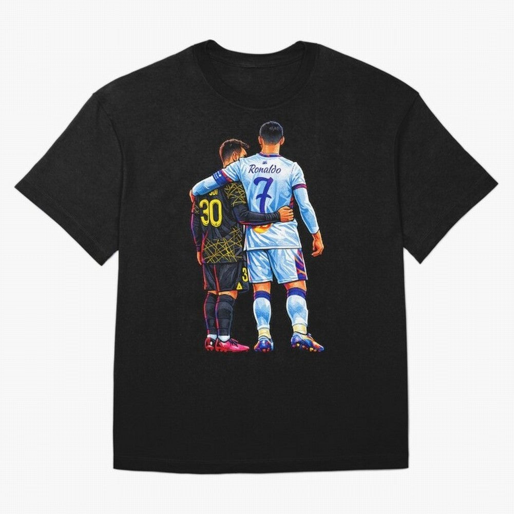 2 GOATS Oversized T-Shirt Bring Global Tournament Vibes to FIFA World Cup 2026 Group Stage Spirit, Made for Argentina, Messi, Tournament Hype, Historic Matchups, Family Viewing Parties and Global Sports Pride; Made for Die Hard Supporters, Soccer