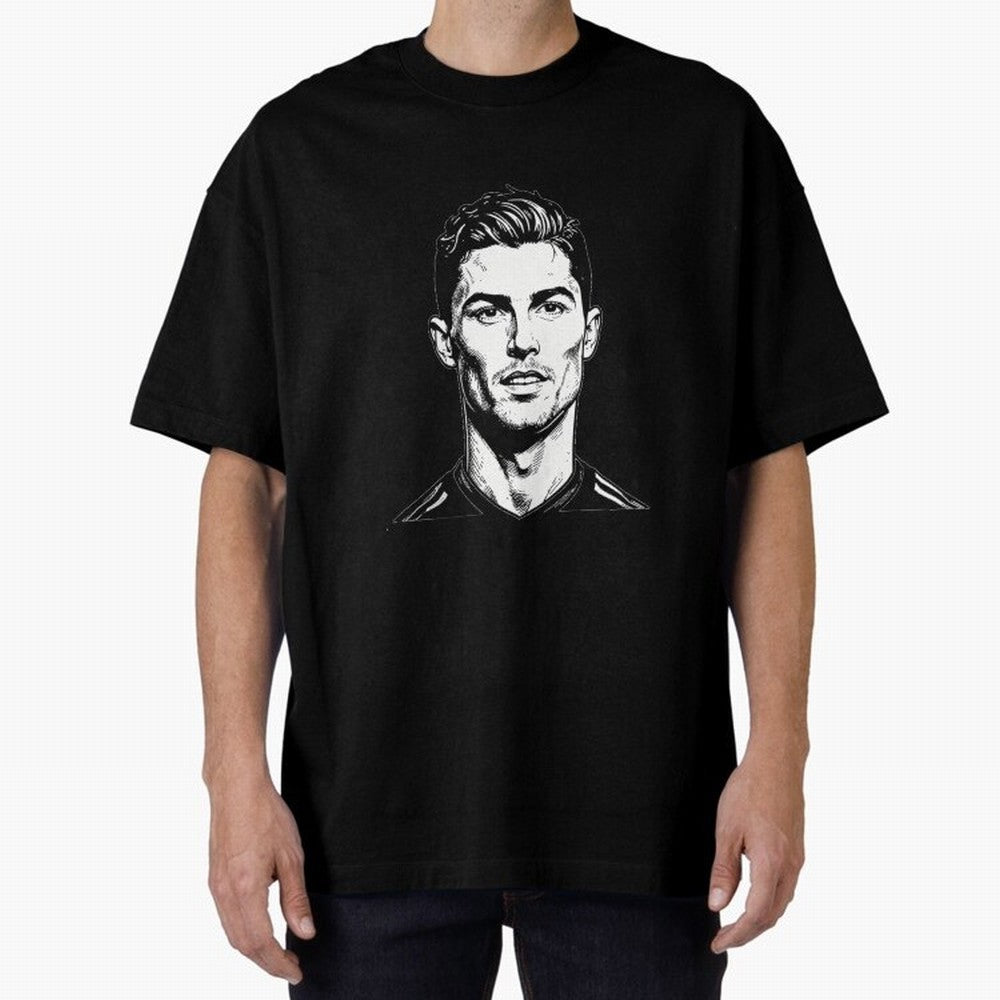 Cristiano Ronaldo Oversized T-Shirt Support Your Favorite Stars during Match Day Hype around FIFA World Cup 2026, Mbappe and Neymar, Argentina, France and Brazil, Goal Celebration Energy, Supporter Heritage, Football Icons and Worldwide Tournament