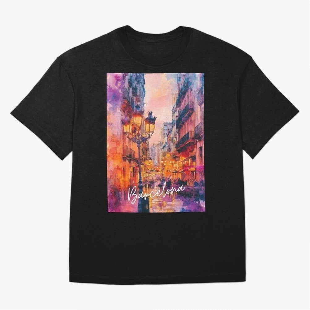 Barcelona Oversized T-Shirt Show Your Stadium Side during FIFA World Cup 2026 USA Canada Mexico Connected to CR7 and Messi, Germany Energy, Retro Football Energy, Iconic Rivalries, Trophy Chase Drama and Stadium Atmosphere; Ideal for Passionate