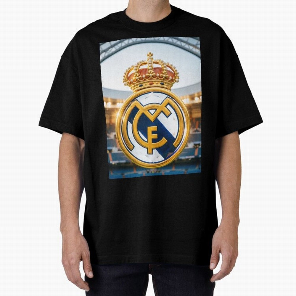 Realeza Madridista Oversized T-Shirt Cheer for the FIFA World Cup 2026 Group Stage Journey through Cristiano Ronaldo Highlights, Argentina Pride, Sports Nostalgia, International Competition, Famous Players and Unforgettable Victories; Ideal for