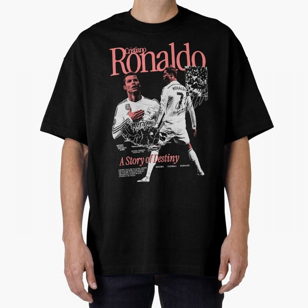 CR7 Cristiano Oversized T-Shirt Feel Match Day Hype around FIFA World Cup 2026 USA Canada Mexico, Cristiano Ronaldo, Netherlands, Match Day Excitement, Supporter Culture, Golden Goals and Global Football Passion; Perfect for People Who Love