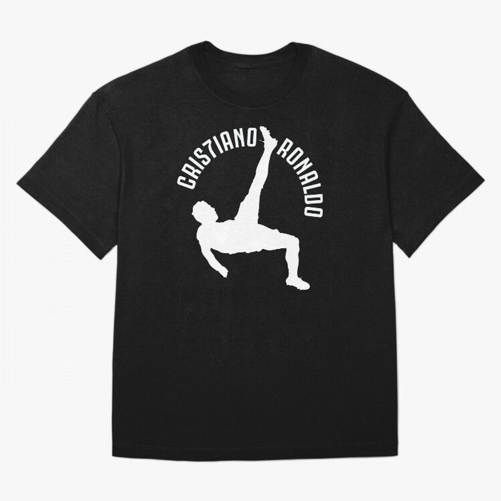 Cristiano Ronaldo - Bicycle Oversized T-Shirt Make Your Look Match FIFA World Cup 2026 Made for Cristiano Ronaldo, Haaland and CR7, France and Portugal Energy, Classic Soccer Heritage, Championship Pressure, Fan Loyalty and International Pride;