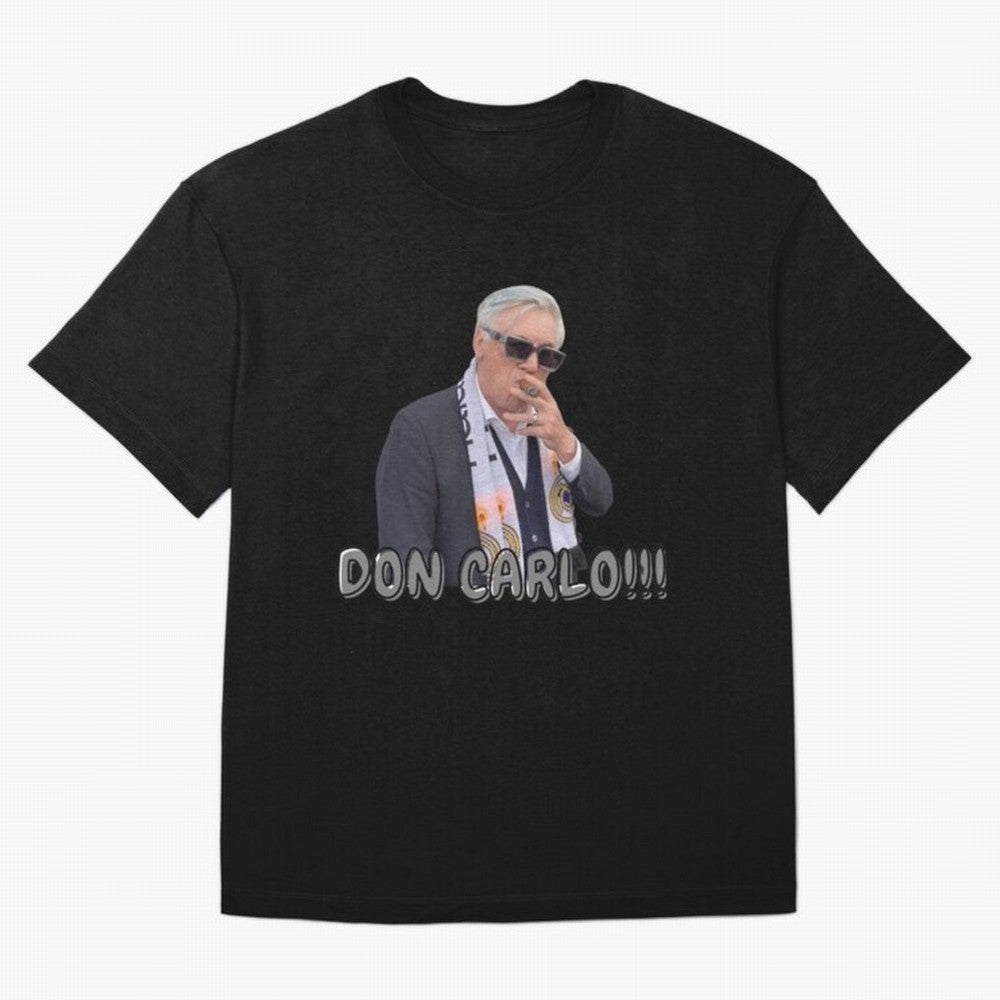 Don Carlo Ancelotti Oversized T-Shirt Bring Stadium Energy to FIFA World Cup 2026 Group Stage Spirit, Filled with Argentina, Neymar, Haaland and Cristiano Ronaldo, Sports Nostalgia, International Competition, Famous Players and Unforgettable