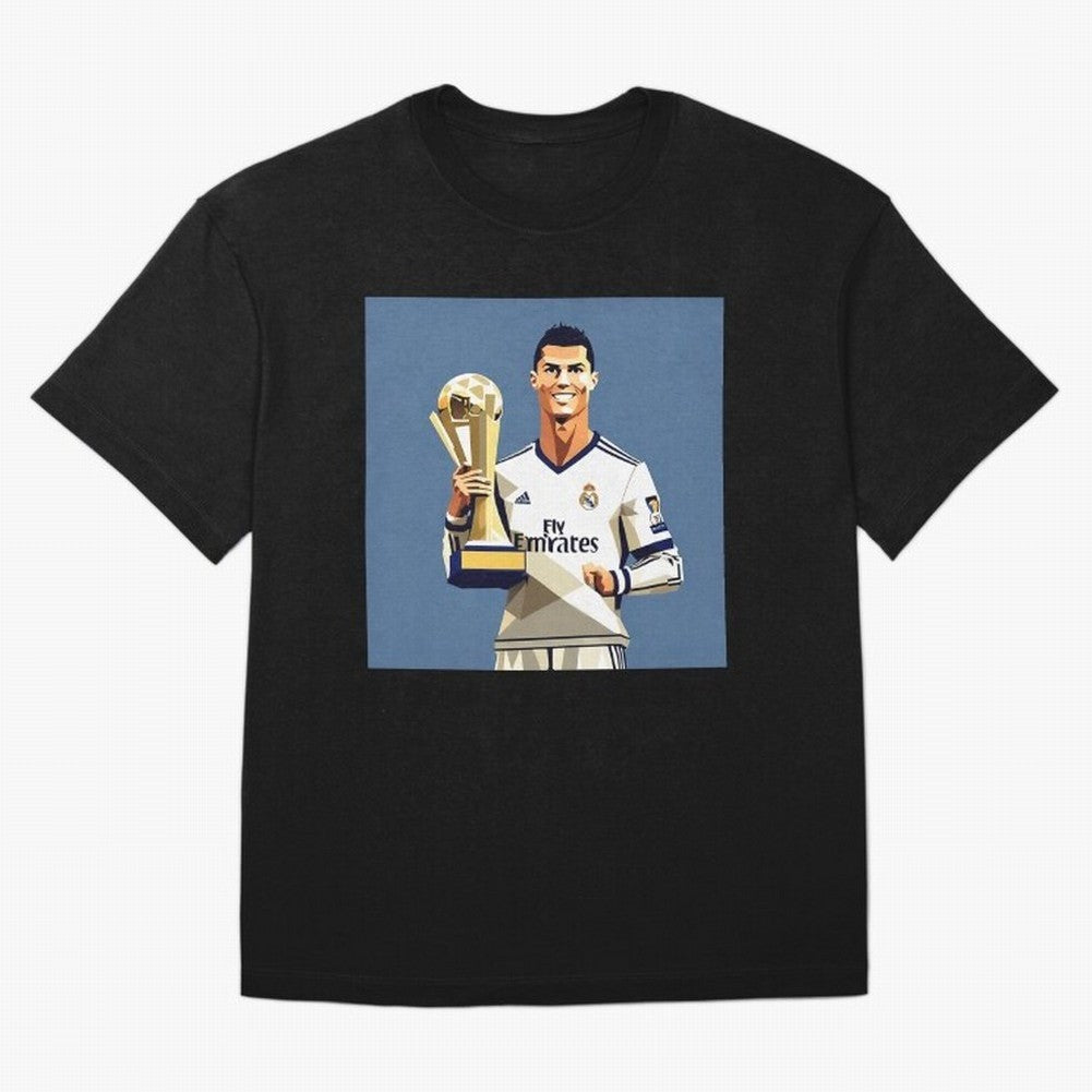 Cristiano Ronaldo Cr7 The Best Artwork Futbol Soccer Oversized T-Shirt Represent the Passion of Match Day Hype around FIFA World Cup 2026 Group Stage, Messi and Cristiano Ronaldo, France and Portugal, Vintage Soccer Flavor, Modern Football Stars,