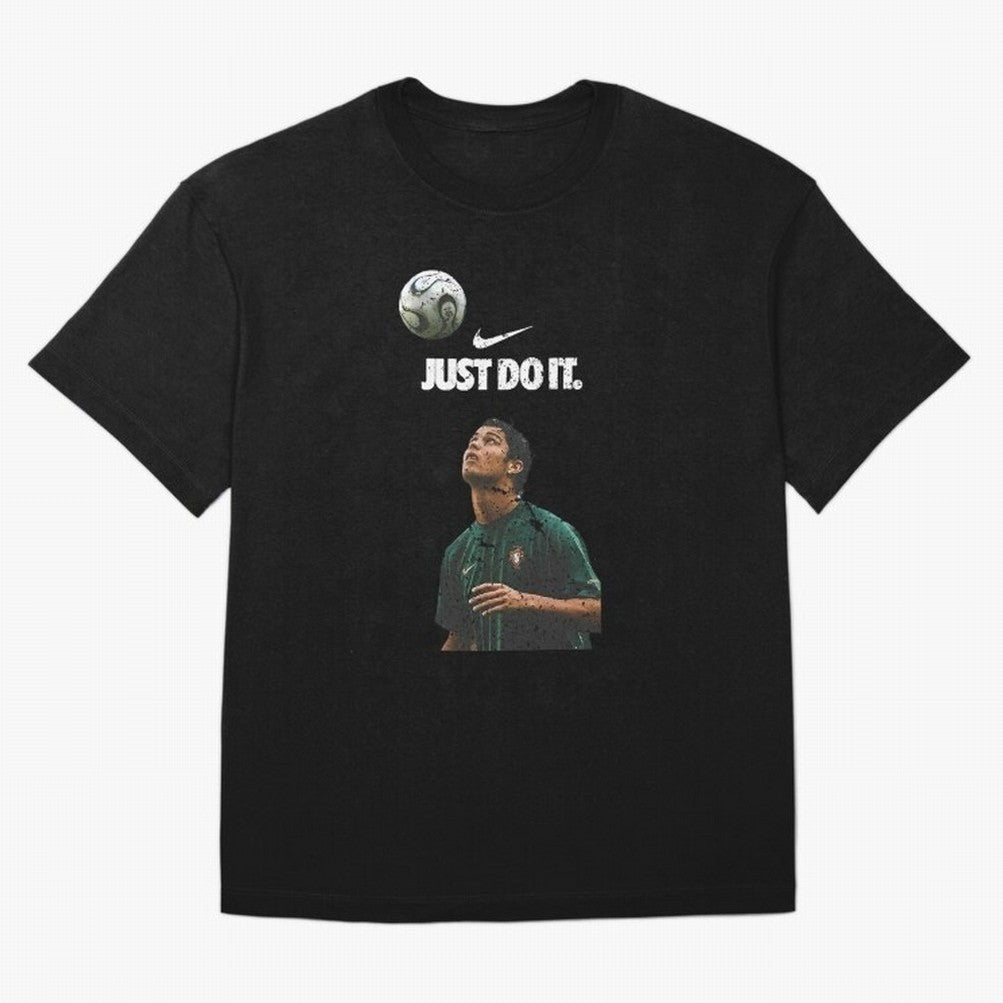 Cristiano Ronaldo Just Do It Oversized T-Shirt Celebrate Fan Favorites in Global Football Passion for FIFA World Cup 2026 Group Stage, with Cristiano Ronaldo, Haaland and CR7, Spain, Match Day Excitement, Supporter Culture, Golden Goals and Global