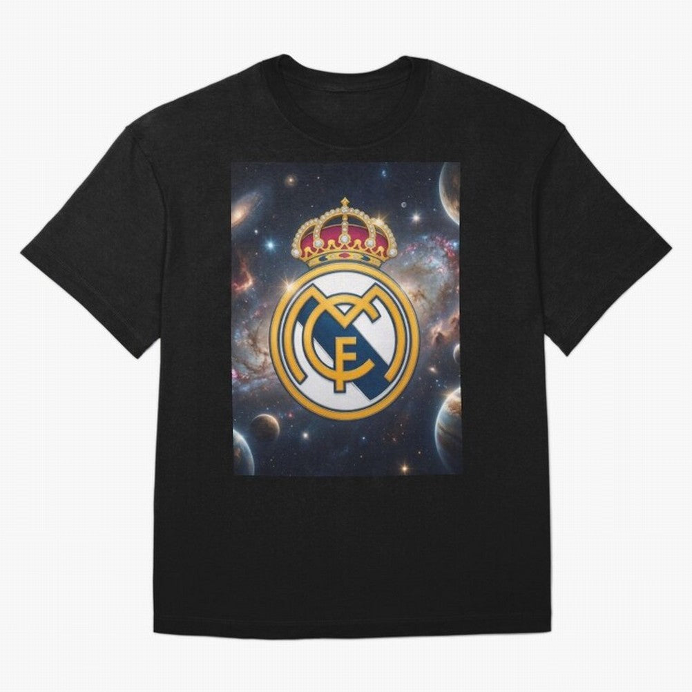 La Galaxia del Real Madrid Oversized T-Shirt Support Global Football Passion for FIFA World Cup 2026, Driven by CR7, England and Germany, Supporter Pride, Iconic Celebrations, Legendary Names and Global Match Day Energy; Created for Match Day