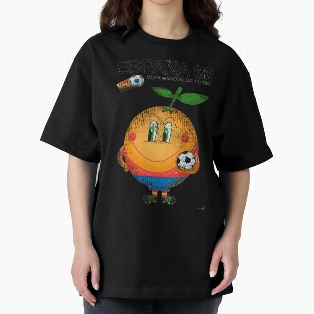 Espana 82 Oversized T-Shirt Celebrate Golden Goal Energy in Match Day Hype around FIFA World Cup 2026 USA Canada Mexico, Messi, England, France and Netherlands, Football History, Final Match Energy, Crowd Noise and Once in a Lifetime Moments;