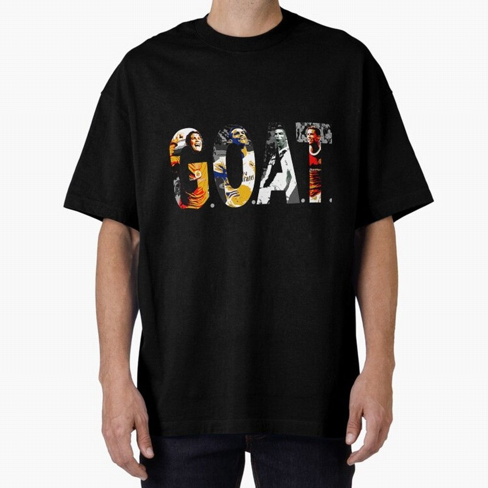 Cristiano Ronaldo Greatest Football Player Of All Time Oversized T-Shirt Bring Bold Fan Energy to FIFA World Cup 2026 USA Canada Mexico for Fans of Cristiano Ronaldo and Spain, Bringing Retro Football Energy, Iconic Rivalries, Trophy Chase Drama