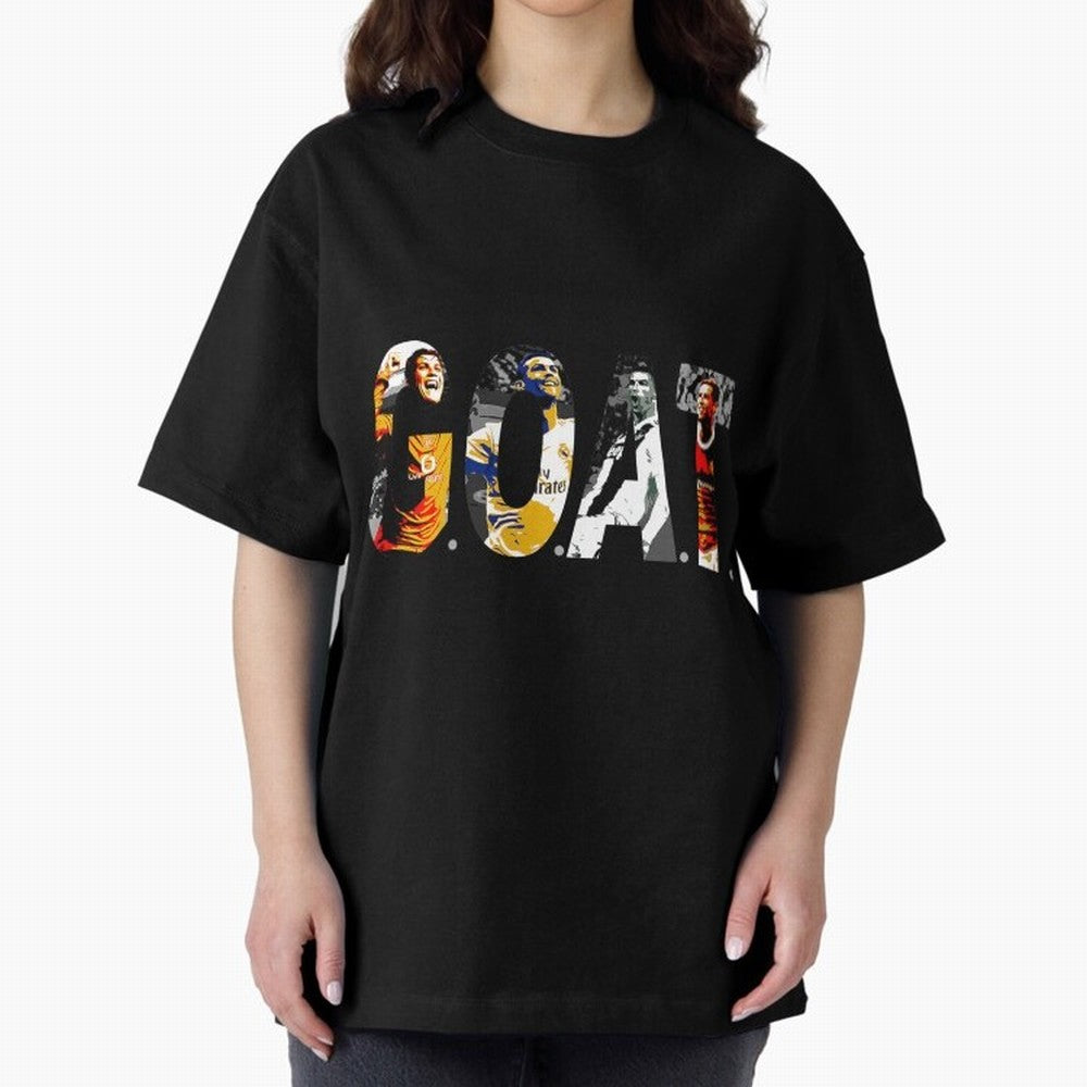 Cristiano Ronaldo Greatest Football Player Of All Time Oversized T-Shirt Bring Bold Fan Energy to FIFA World Cup 2026 USA Canada Mexico for Fans of Cristiano Ronaldo and Spain, Bringing Retro Football Energy, Iconic Rivalries, Trophy Chase Drama