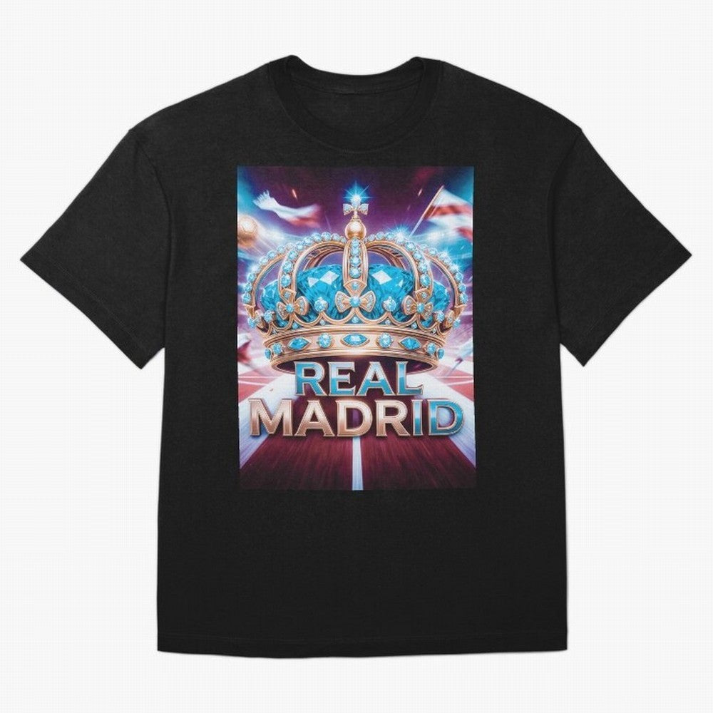 Real Madrid Oversized T-Shirt Fuel Your Fan Pride for FIFA World Cup 2026 USA Canada Mexico Highlighting Neymar, Haaland and Cristiano Ronaldo, Spain Energy, Stadium Memories, Football Loyalty, International Chants and Championship Tradition;
