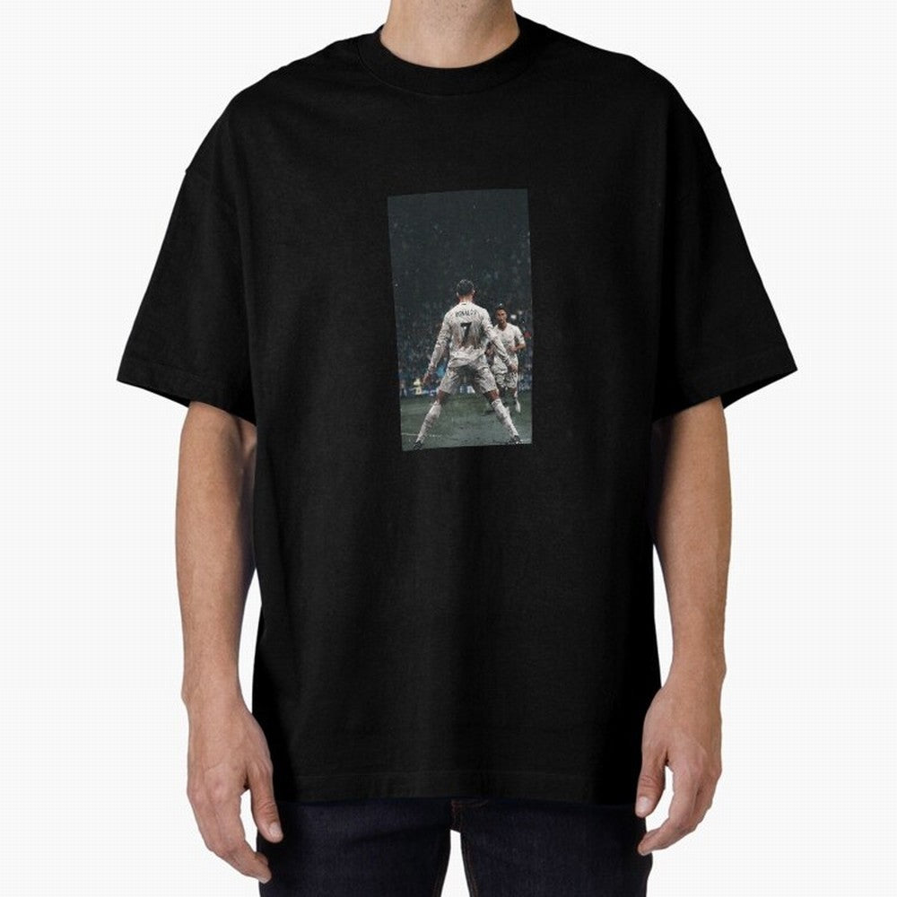 CR7 Oversized T-Shirt Support FIFA World Cup 2026 for Fans of CR7 and Messi and Portugal, Spain and Germany, Bringing Football History, Final Match Energy, Crowd Noise and Once in a Lifetime Moments; Made for Die Hard Supporters, Soccer Lovers,