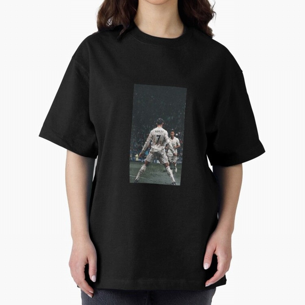 CR7 Oversized T-Shirt Support FIFA World Cup 2026 for Fans of CR7 and Messi and Portugal, Spain and Germany, Bringing Football History, Final Match Energy, Crowd Noise and Once in a Lifetime Moments; Made for Die Hard Supporters, Soccer Lovers,