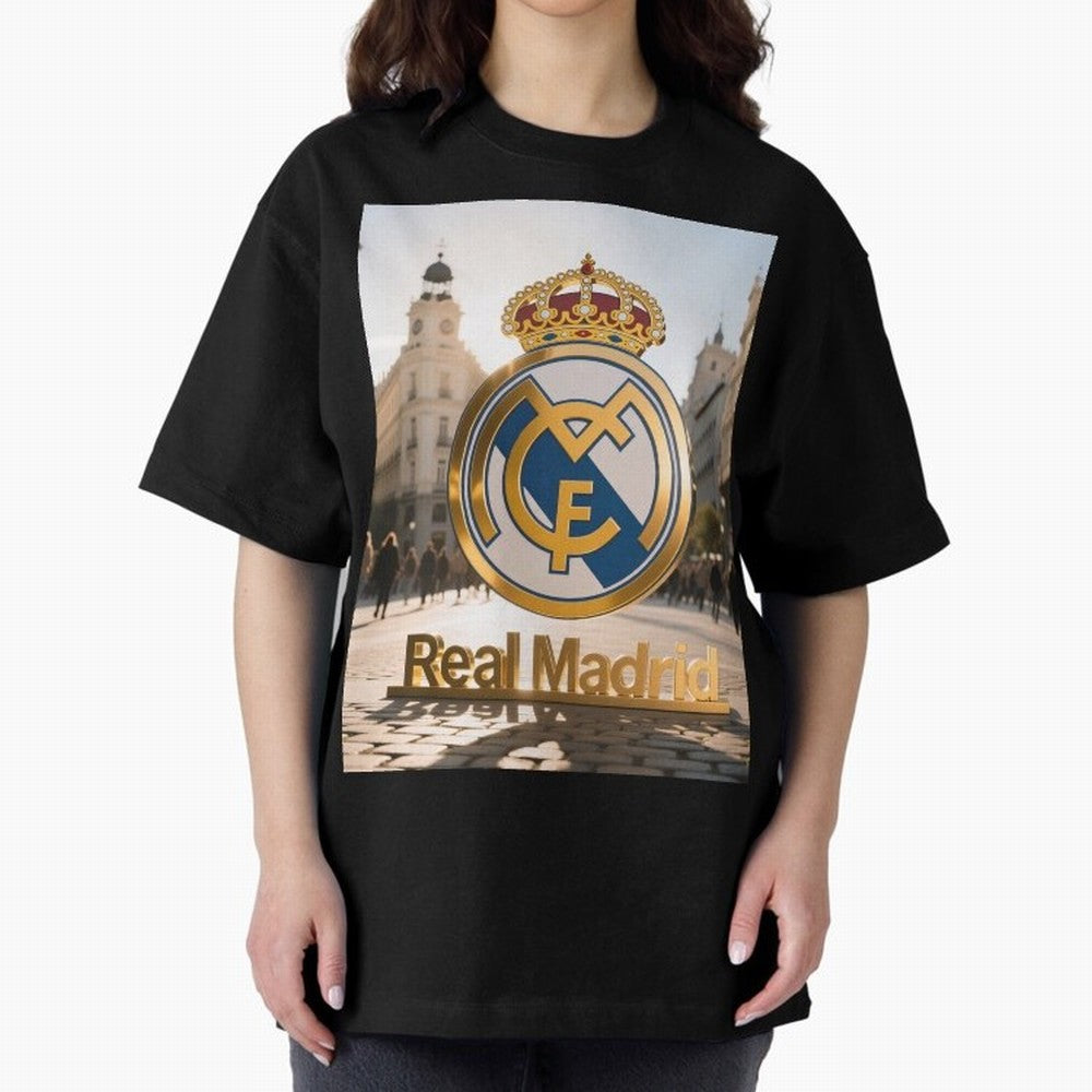 As¨ª as¨ª as¨ª Gana el Madrid Oversized T-Shirt Spotlight FIFA World Cup 2026 Group Stage for Fans of Mbappe and England, France and Netherlands, Bringing Classic Soccer Heritage, Championship Pressure, Fan Loyalty and International Pride; Created