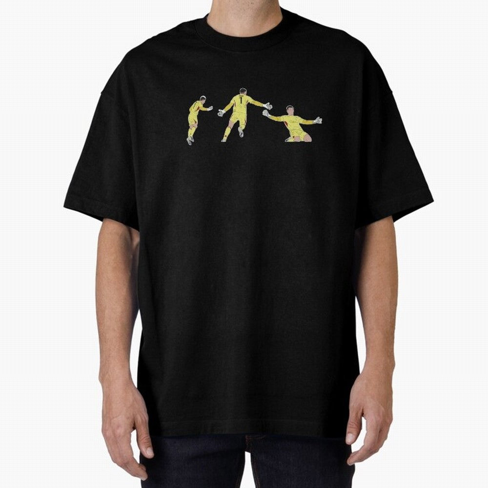 Anatoliy Trubin Last Minute Header Goal Celebration Oversized T-Shirt Experience the FIFA World Cup 2026 Journey through Cristiano Ronaldo, Haaland and CR7 Highlights, Germany Pride, Global Supporter Spirit, Legendary Goals, National Colors and