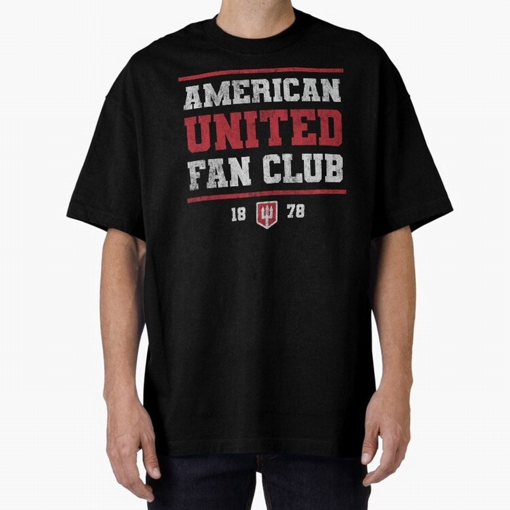 American United Fan Club Oversized T-Shirt Show Your Tournament Heart for FIFA World Cup 2026 USA Canada Mexico Highlighting Neymar, Brazil, Portugal and Argentina Energy, Stadium Memories, Football Loyalty, International Chants and Championship