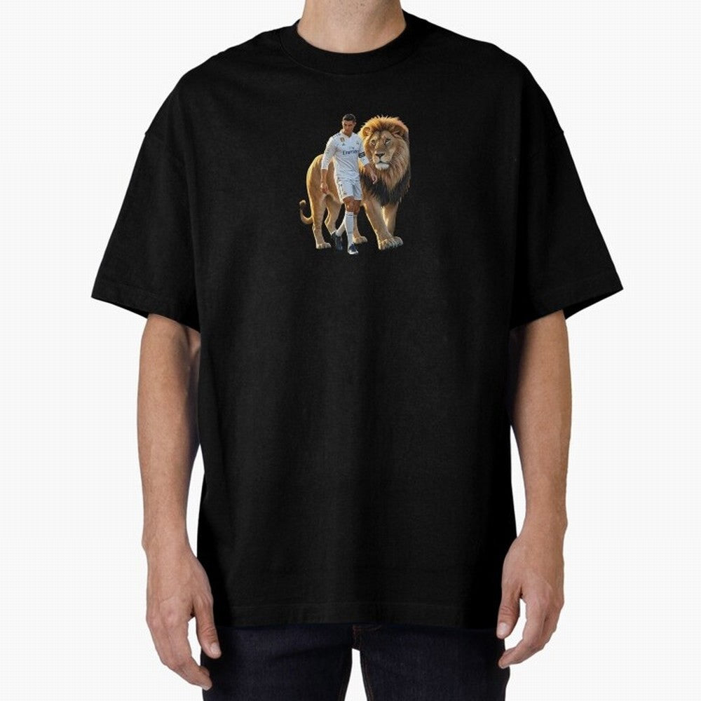 Christiano Ronaldo lion Oversized T-Shirt Bring Home FIFA World Cup 2026 USA Canada Mexico Made for Cristiano Ronaldo, England Energy, Soccer Culture, Superstar Moments, National Team Dreams and Competitive Fire; Great for Supporters Who Love