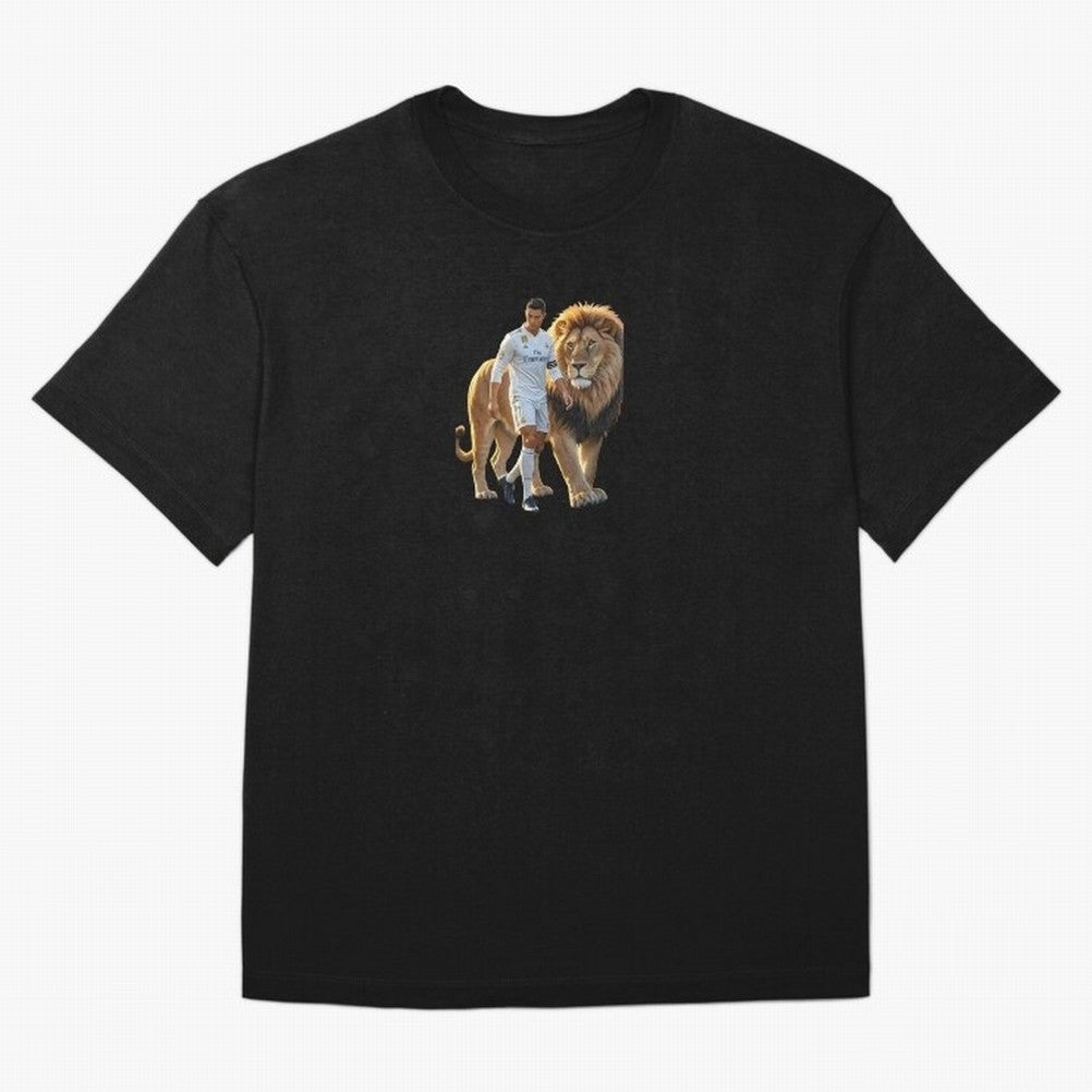 Christiano Ronaldo lion Oversized T-Shirt Bring Home FIFA World Cup 2026 USA Canada Mexico Made for Cristiano Ronaldo, England Energy, Soccer Culture, Superstar Moments, National Team Dreams and Competitive Fire; Great for Supporters Who Love