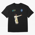 Vini Jr Oversized T-Shirt Back Your Heroes with FIFA World Cup 2026 for Fans of Neymar and Brazil, Portugal and Argentina, Bringing Championship Spirit, Famous Goals, Roaring Crowds and International Football Unity; Ideal for Passionate Fans Who