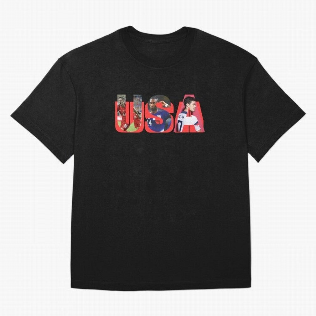 USA Soccer Cristian Pulisic, Haji Wright, Gio Reyna Oversized T-Shirt Bring World Football Passion into FIFA World Cup 2026 USA Canada Mexico for Fans of Messi and Cristiano Ronaldo and Portugal, Spain and Germany, Bringing Fan Favorite Moments,