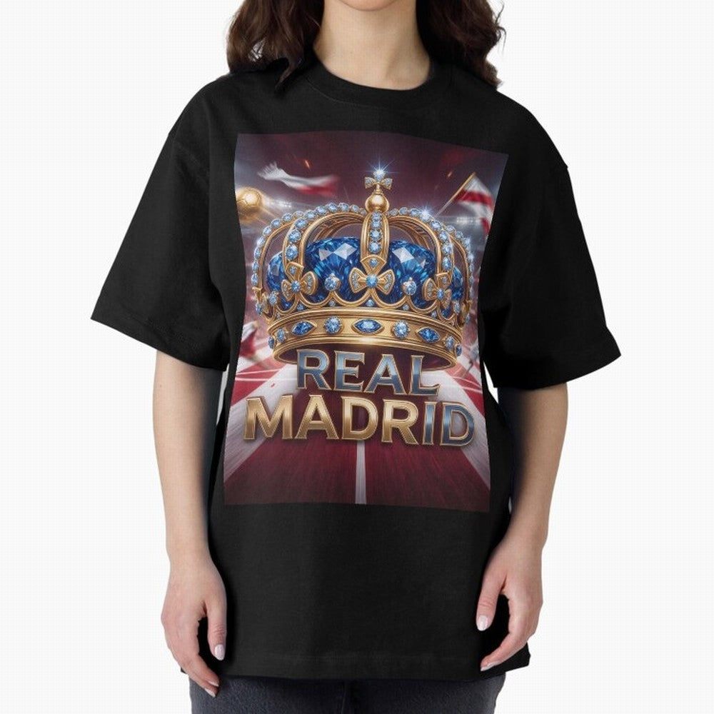 The Diamond of Real Madrid Oversized T-Shirt Remember Global Football Passion for FIFA World Cup 2026 USA Canada Mexico, Driven by Cristiano Ronaldo, Haaland and CR7, Spain, Game Day Rituals, Football Legends, Country Pride and the Road to the