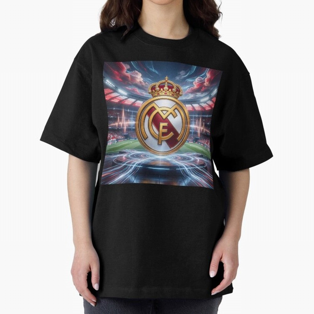 Los Campeones del Bernab¨¦u Oversized T-Shirt Follow the Final Road of FIFA World Cup 2026 Group Stage for Fans of Cristiano Ronaldo and Argentina and Brazil, Bringing Tournament Hype, Historic Matchups, Family Viewing Parties and Global Sports