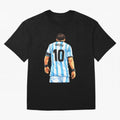 Messi Argentina 10 Oversized T-Shirt Feel the Trophy Chase of Global Football Passion for FIFA World Cup 2026 USA Canada Mexico, Filled with Cristiano Ronaldo, Spain and Netherlands, Sports Nostalgia, International Competition, Famous Players and